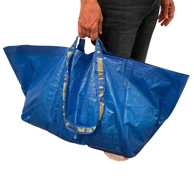IKEA Frakta Classic Shopping Bag (X2, Blue) - Image 4