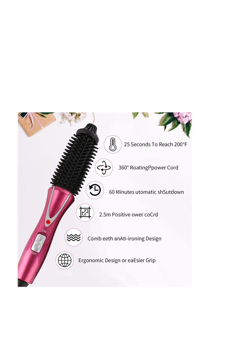 NIBEMINENT Electric Hair Curler, Curler Comb, Hot Brush Professional Anti-Scald Instant Heat Up Curling Wands Styling Brush, Dressing Beauty Tool For All Types 110-240V - Image 4
