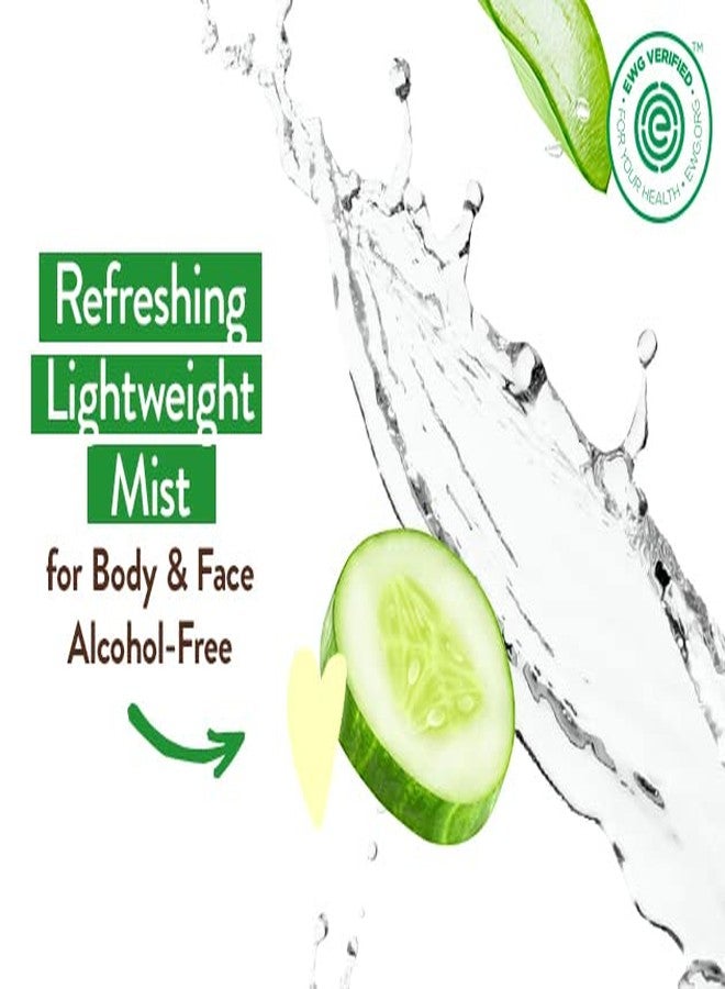 Babo Botanicals After Sun Soothing Mist - Aloe Vera & Cucumber - For Face, Body & Sensitive Skin - Non-Aerosol - No-touch application - EWG Verified - Alcohol-Free - Scented with cucumber extract - Image 2