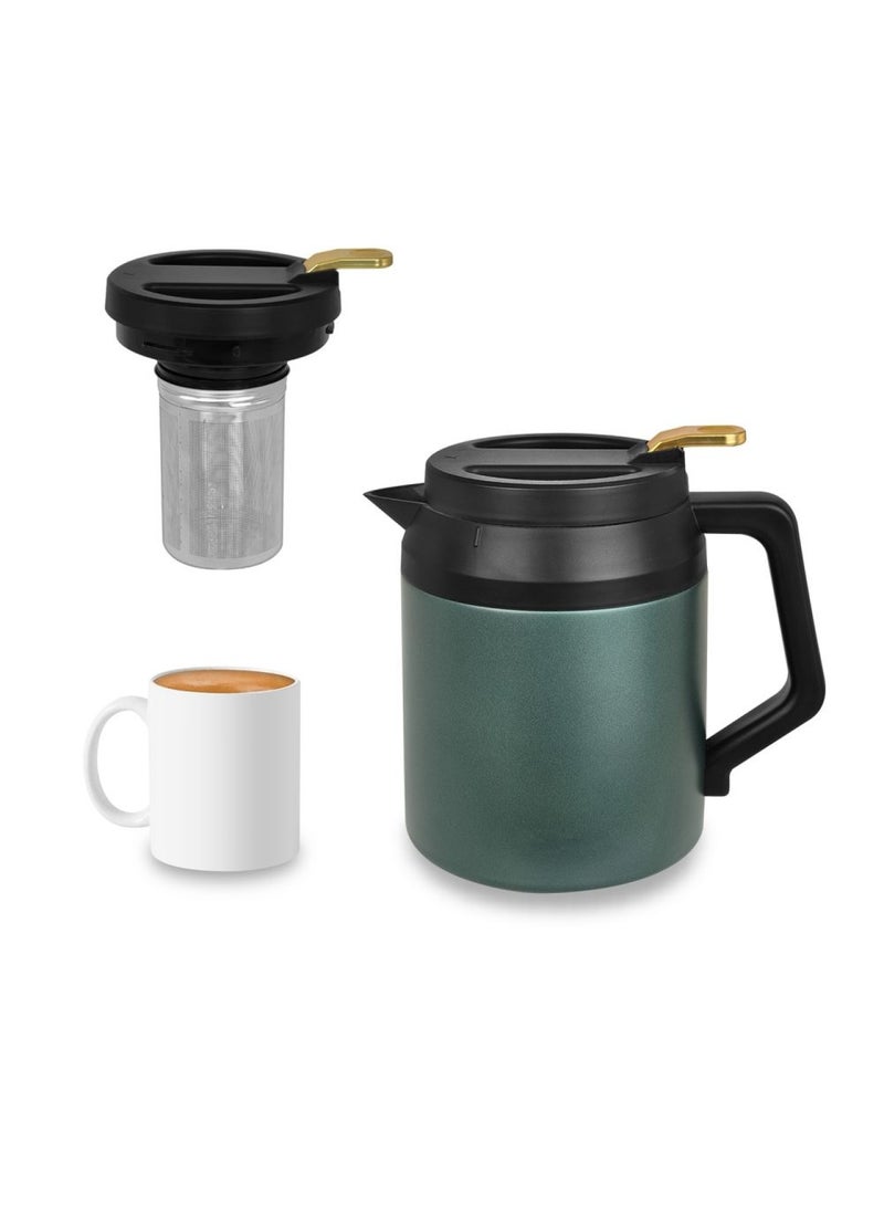 Luscious Luscious Stainless Steel Vacuum Flask with Tea Filter - 1500 ml  - Image 4