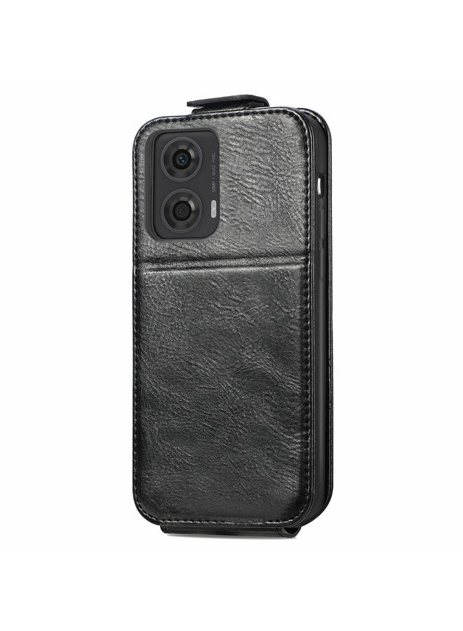 اس-توب جراب لهاتف Motorola Moto G24، جراب هاتف جلدي بسحاب ومحفظة قلابة عمودية - Image 3