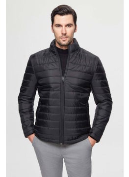 D'S DAMAT Slim Fit Black Windproof Fiber Filled Coat 3HF07ORT04262  - Image 1