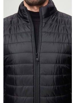 D'S DAMAT Slim Fit Black Windproof Fiber Filled Coat 3HF07ORT04262  - Image 2