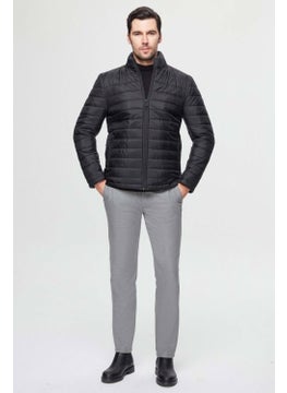D'S DAMAT Slim Fit Black Windproof Fiber Filled Coat 3HF07ORT04262  - Image 4