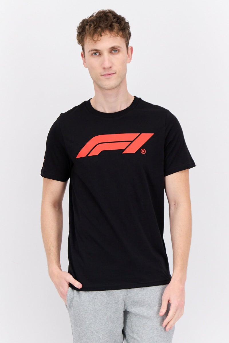 PUMA Puma x F1 Men Sportswear Fit Short Sleeve Outdoor T Shirt, Black  - Image 1