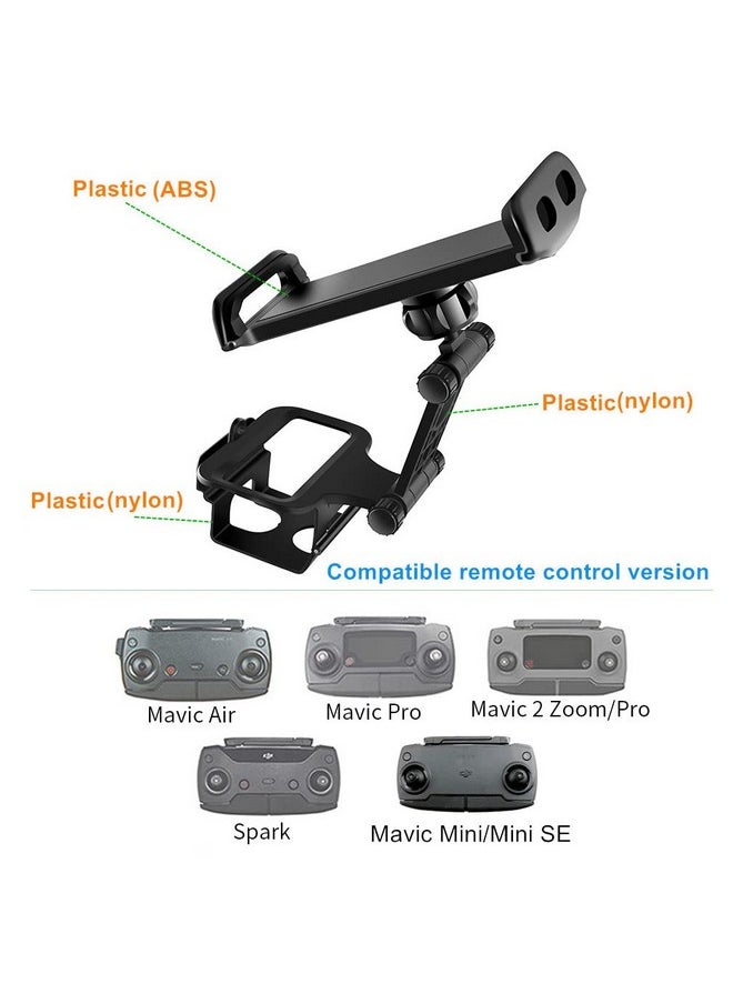 Hanatora - Hanatora 4-11 Inch Tablet Phone Front Holder Mount with Neck Lanyard for DJI Mavic Mini/Mini SE,Mavic 2 Pro/Zoom, DJI Mavic Air/Spark/Mavic Pro/Platinum Remote Control - Image 1