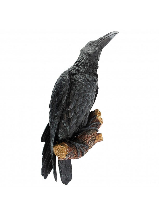 Design Toscano The Raven's Perch Gothic Decor Wall Sculpture, Single - Image 1