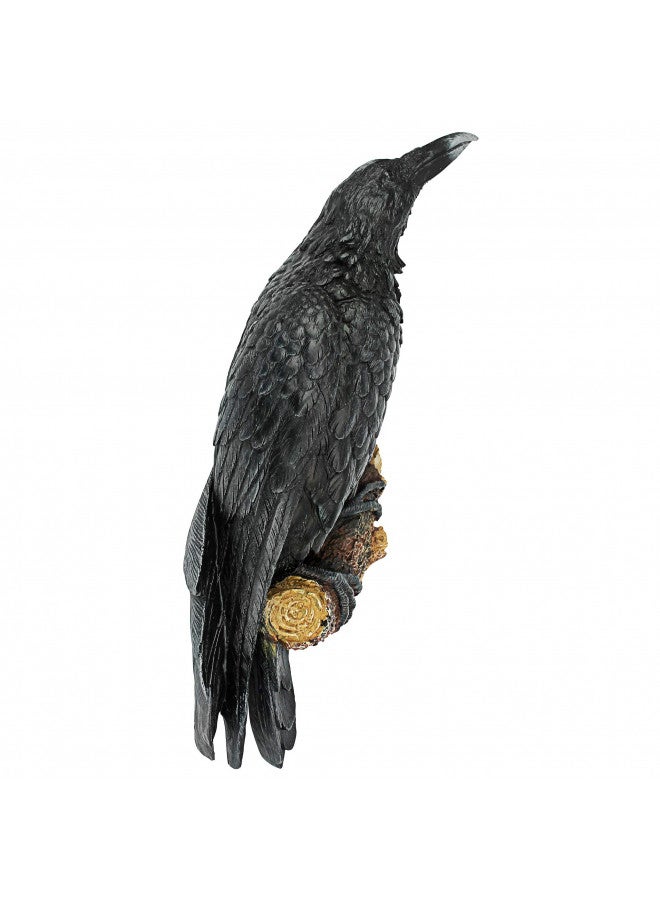 Design Toscano The Raven's Perch Gothic Decor Wall Sculpture, Single - Image 2