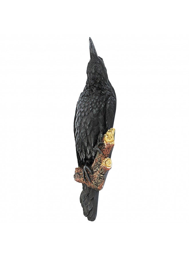 Design Toscano The Raven's Perch Gothic Decor Wall Sculpture, Single - Image 5