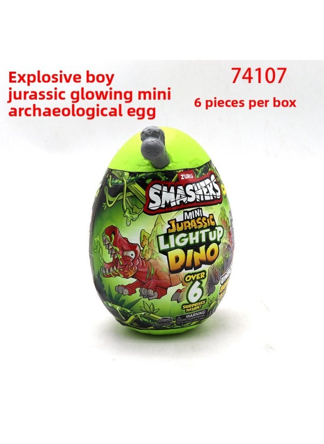 null - Burst Kid Dinosaur Battle Building ZURU Toy Gift Giant Dinosaur Island Skull Dinosaur Egg Tyrannosaurus Rex-Color:Yunbo Unicorn Magic Egg Mini Hug Egg - Image 1