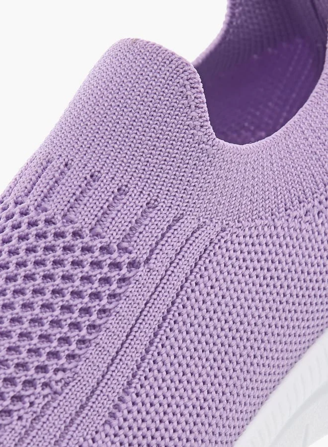 Oaklan by Shoexpress Girls Pull Tab Detail Slip-On Sneakers