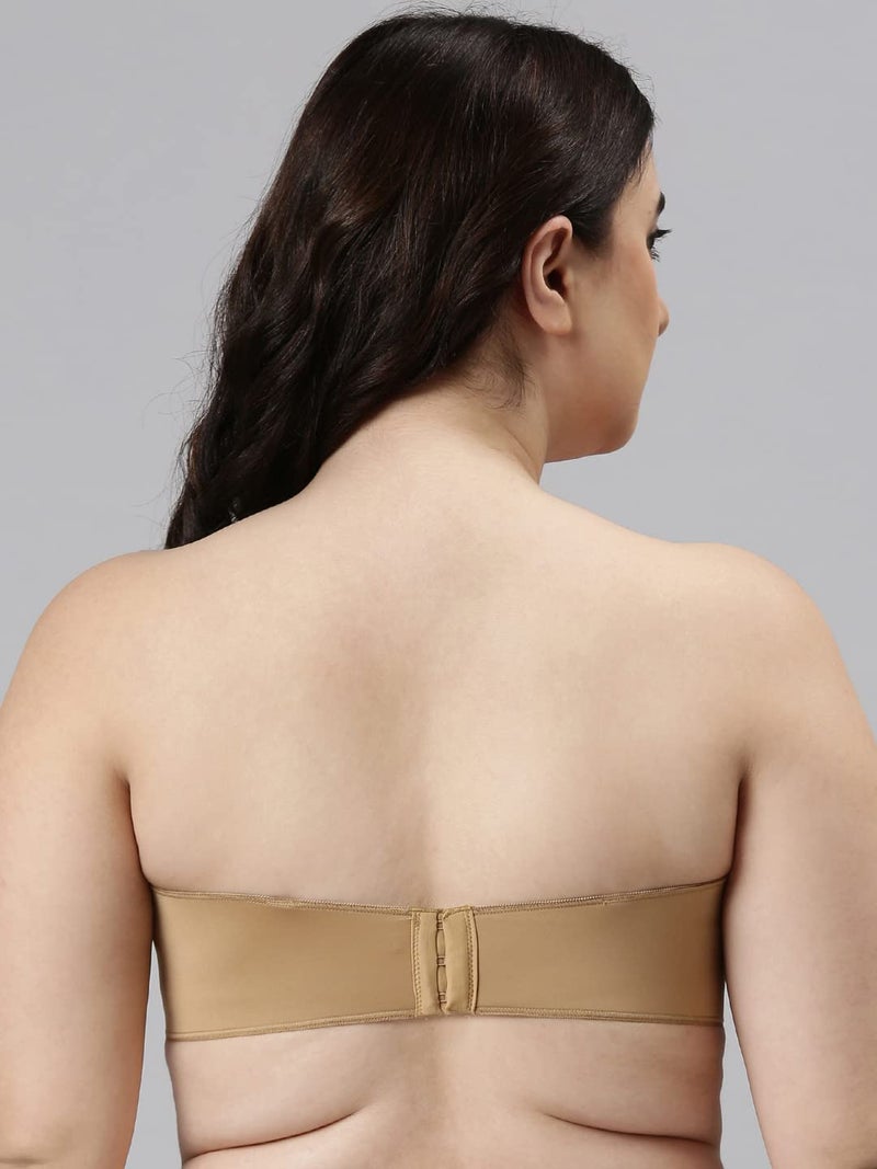 Enamor F074 Full Figure Strapless & Multi-Way Bra – Padded, Wired & Medium Coverage Buff - Image 5