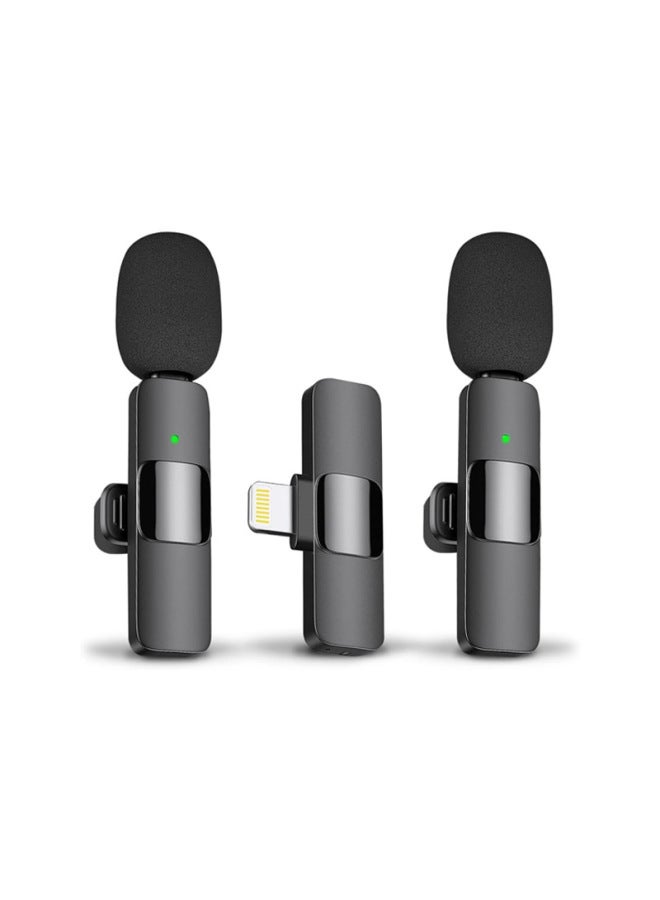 Neutral Wireless Lapel Microphone Live Video Recording Intelligent Noise Reduction Integrated Mini Microphone - Image 5