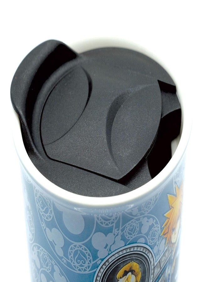 Silver Buffalo Kingdom Hearts Hero Portraits Ceramic Travel Mug with Lid,10-Ounces - Image 3