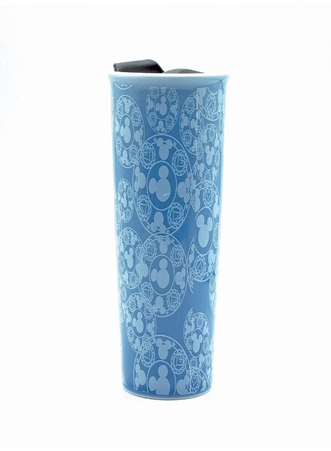 Silver Buffalo Kingdom Hearts Hero Portraits Ceramic Travel Mug with Lid,10-Ounces - Image 2