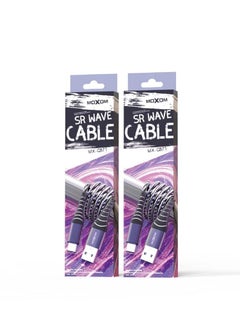 MOXOM MX-CB71 Lightning USB 1 Meter Cable Black  - Image 3