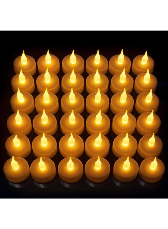 Realistic Bright Flameless LED Tea Light Candles, Pack of 24-Vont - Image 1