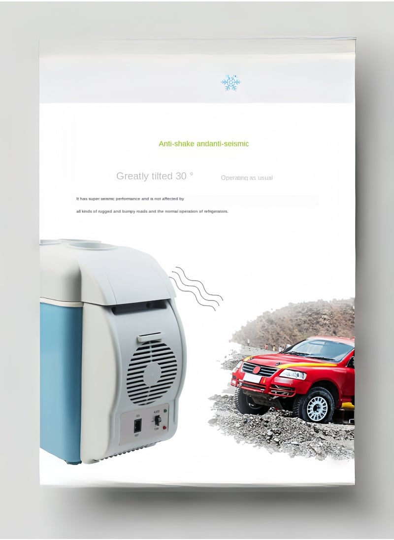 Generic Z-Style 7.5L Dual-use Car Mini Fridge Cold and Warmer Portable Mini Electronic Car Refrigerator  - Image 3