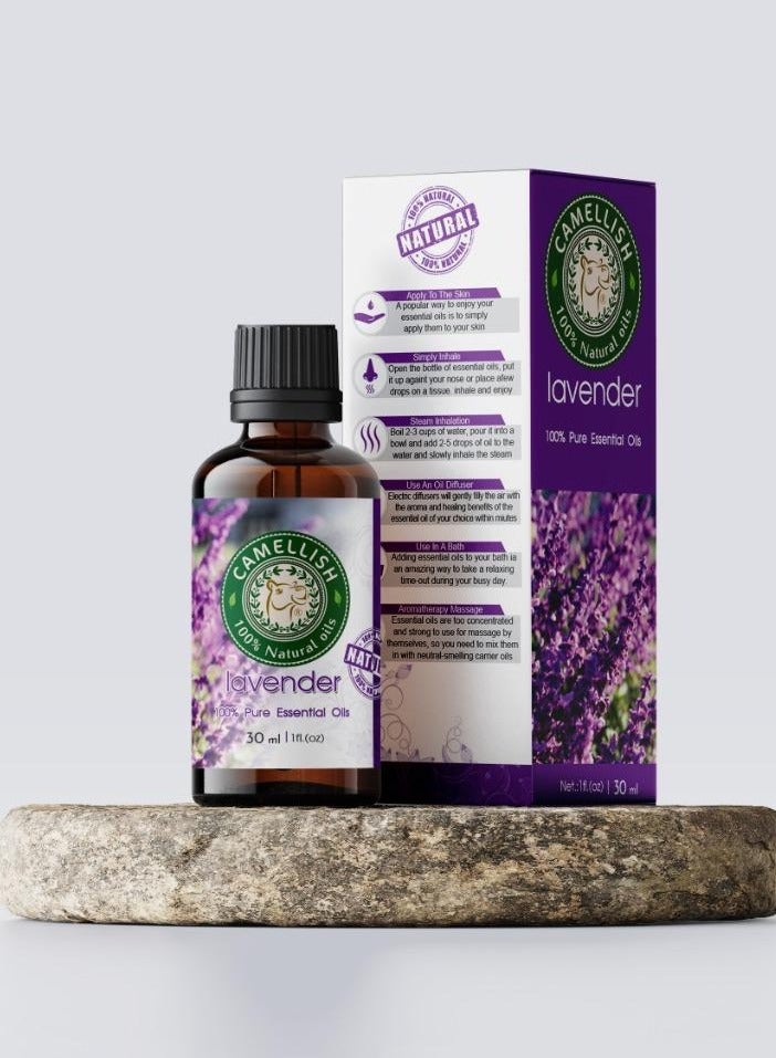Natural Lavender Essential oil30 ml by Camellish