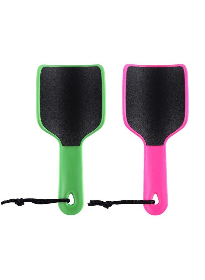 Teensery 2 Pcs U Shaped Curved Foot File Double Sided Foot Callus Scrubber Dead Skin Remover Foot Rasp Callus Remover Pedicure Foot Care Tool - Image 1