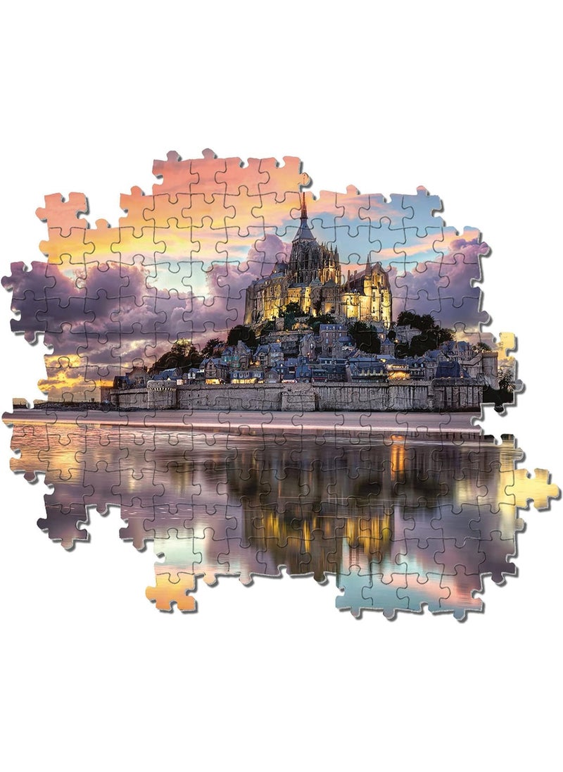 Clementoni - Puzzle Mont-saint-michel 1000 Piece 69x50 Cm - For Age 14 Years Old Multicolor - Image 1