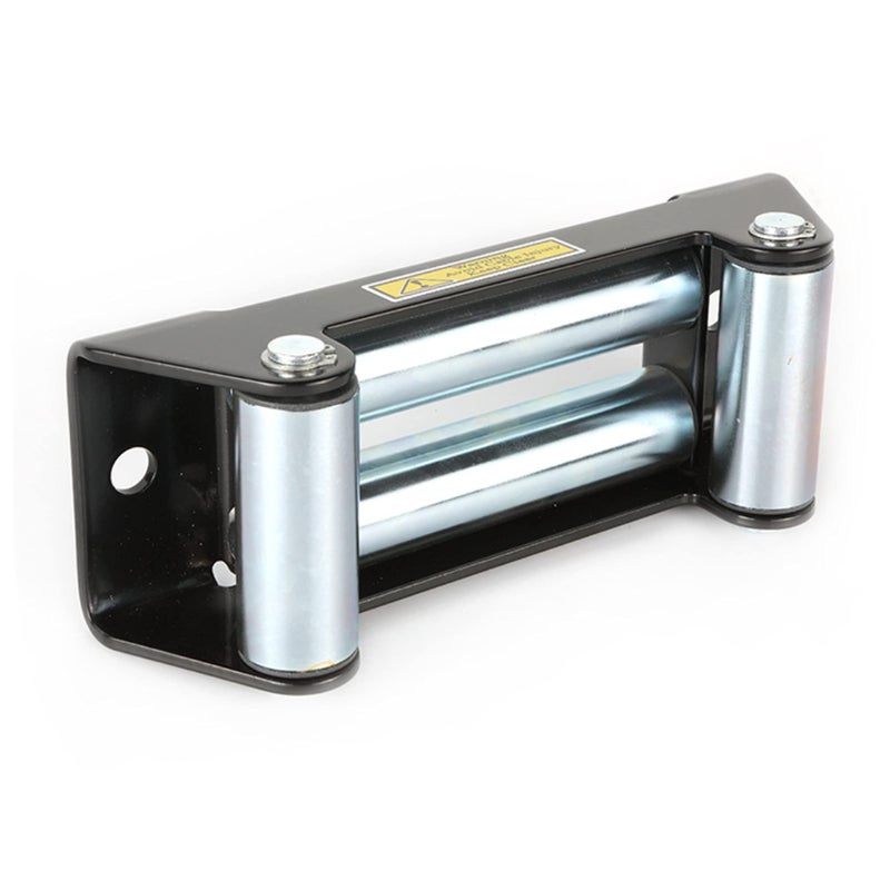 MLHpeak Winch Roller Fairlead 10 inch Winch Roller Fairlead 4 Way 10 Universal Mount Cable Guide Heavy Duty Nut Disassembly SUV Truck F150 8000 10000 12000lbs 14000 16000