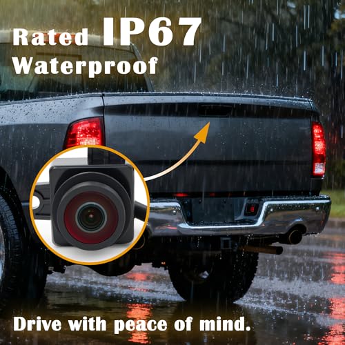 ChaoTianxia Rear View Backup Camera Compatible with 2010-2012 Dodge Ram 1500/2500/ 3500,Replaces 56054041AA, 56054041AB, 56054041AC - Image 4