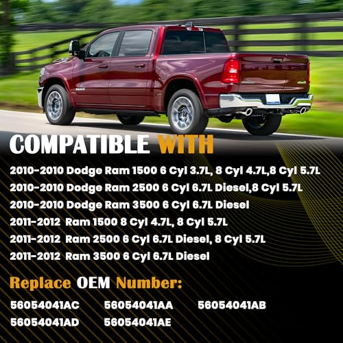 ChaoTianxia Rear View Backup Camera Compatible with 2010-2012 Dodge Ram 1500/2500/ 3500,Replaces 56054041AA, 56054041AB, 56054041AC - Image 2