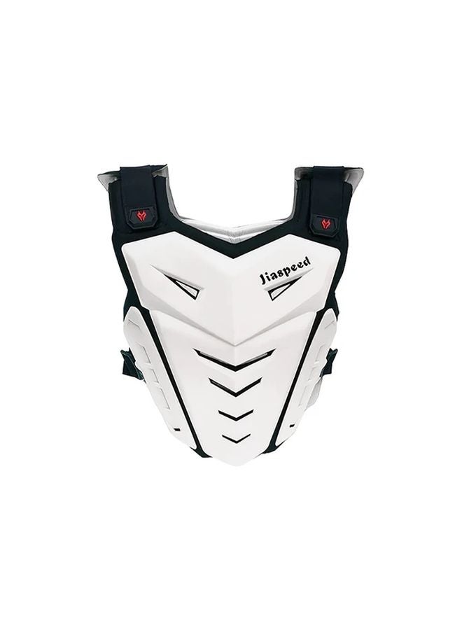 Black Motocross Body Armor Vest Adjustable Straps Ventilation Lightweight Racer Style - Image 5