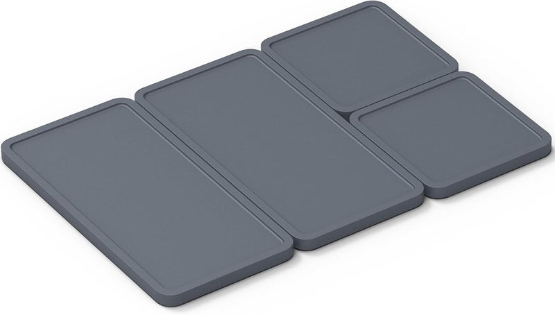 Prepd Cheat Sheets Lids - Silicone Bakeware Lid for Modular Sheet Pan Dividers - 4 Nonstick, Oven, Microwave, Dishwasher, Fridge & Freezer-Friendly Sheet Pan Divider Lids for Cooking & Storage - Image 1