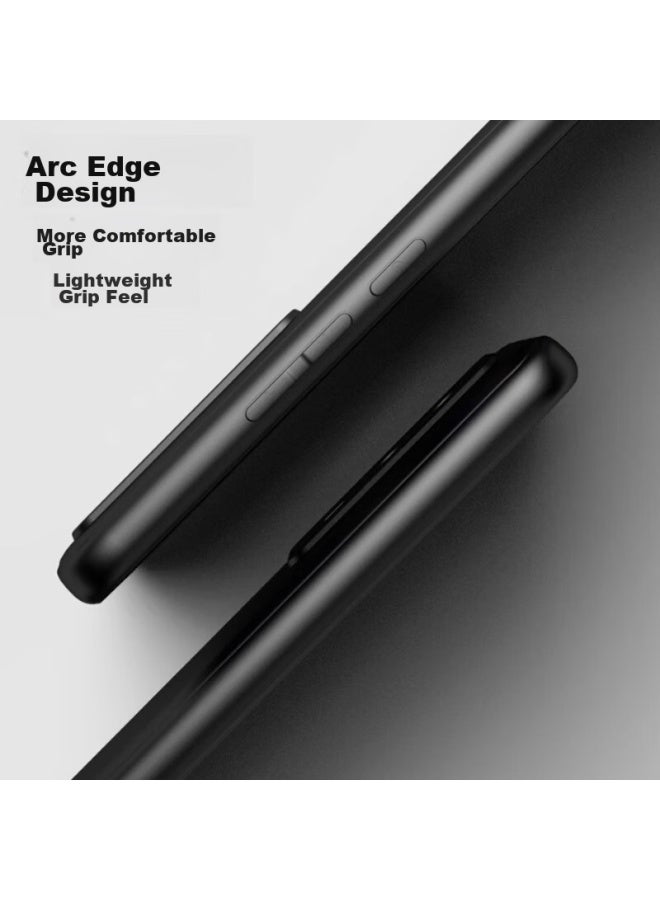 Maikuqi Realme Gt Neo5 Se Phone Case, Full Coverage Frosted Soft Shell, Shockproof Protective Cover - Matte Black - Image 5