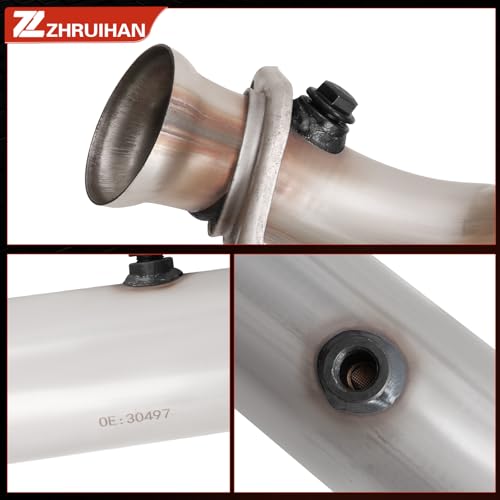 ZHRUIHAN Left and Right 2-PC Catalytic Converter Kit Compatible with F-150 2009-2010 5.4L, Expedition 2007-2014 5.4L, Navigator 2007-2014 5.4L, Reference OE: 645281 53904 30496 19318, EPA Compliant - Image 4