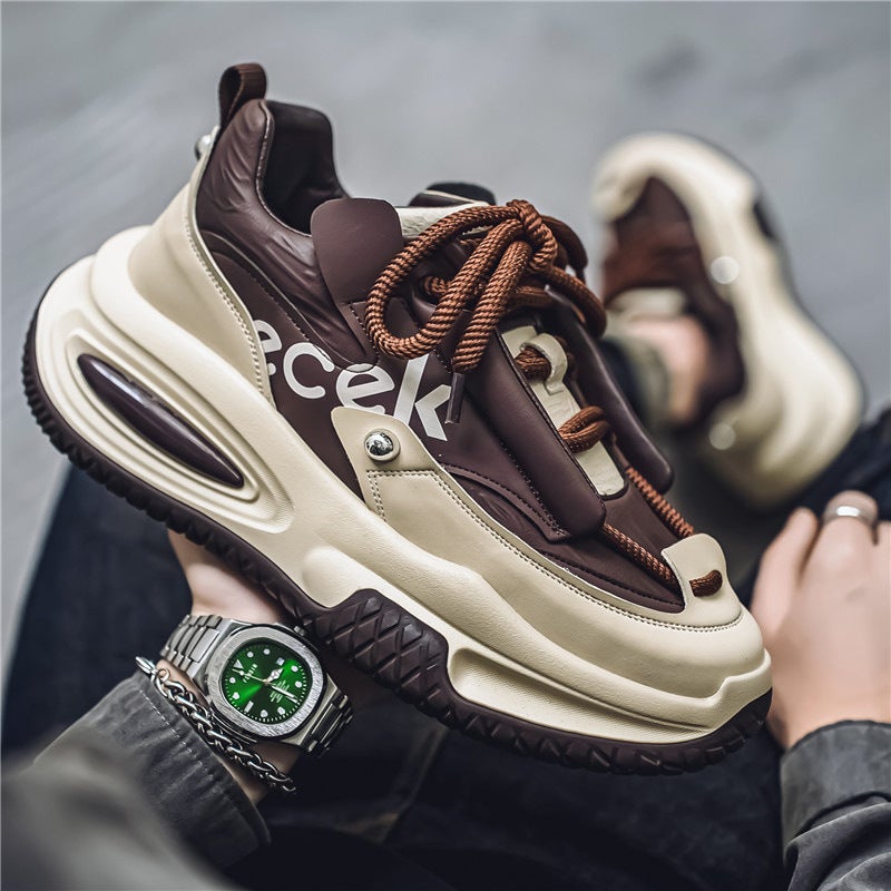 Men's Waterproof Dad Shoes Sports Walking Sneakers - Image 4