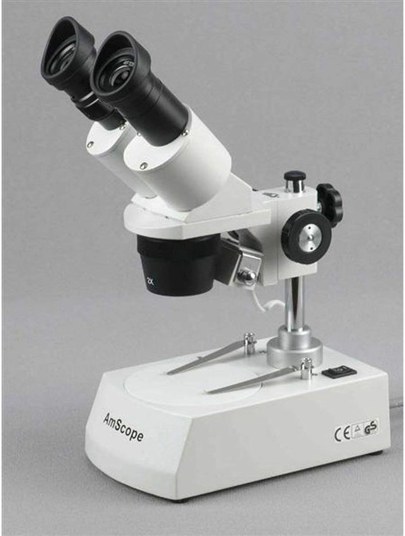 AmScope AmScope PP95 Reversible Black and White Stage Plate for Stereo Microscopes 334 Diameter  - Image 4