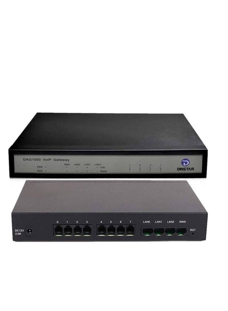 Dinstar DAG1000-8S FXS Analog VoIP Gateway Versatile Simple Operation - Image 3