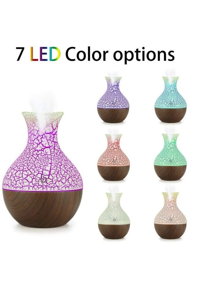 فواحه خشب صغيره ليد الوان USB معطره ومرطبه للجو - 216  - Image 3