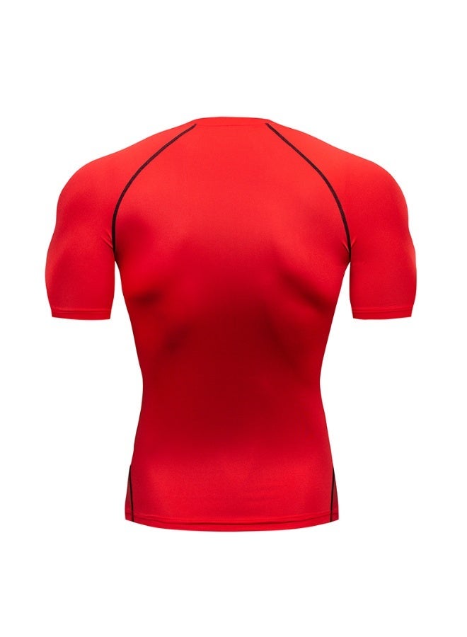 Men's sports T-shirt and quick-drying running set - Image 3