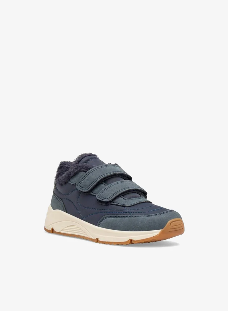 Juniors Boys Hook & Loop Ankle School Sneakers
