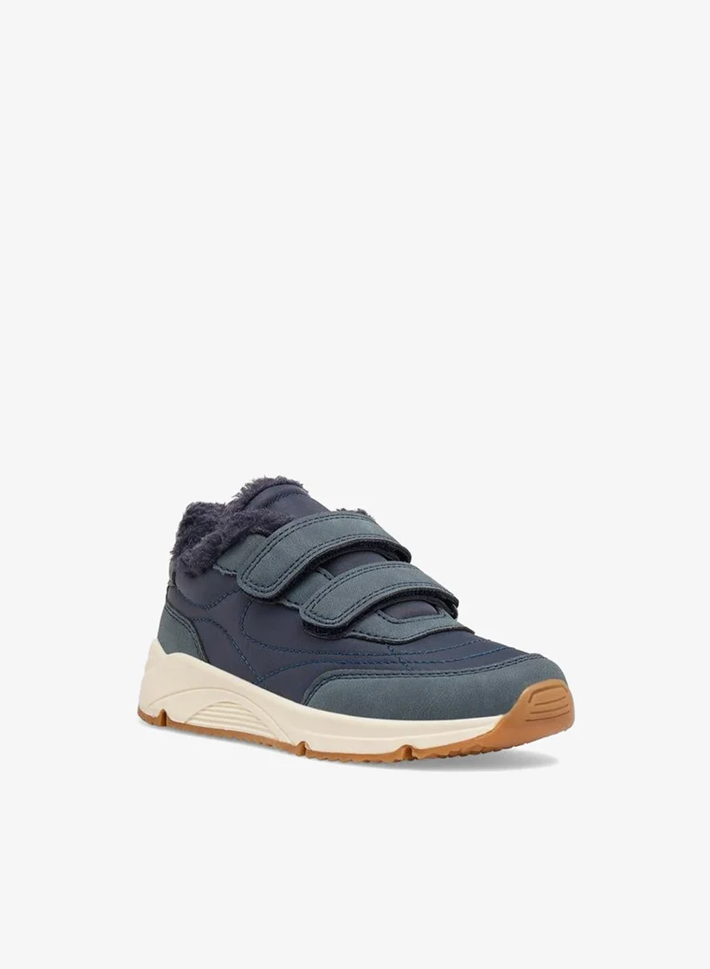 جونيورز Boys Hook & Loop Ankle School Sneakers