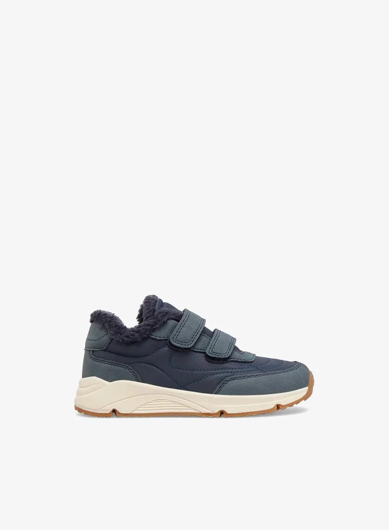 جونيورز Boys Hook & Loop Ankle School Sneakers