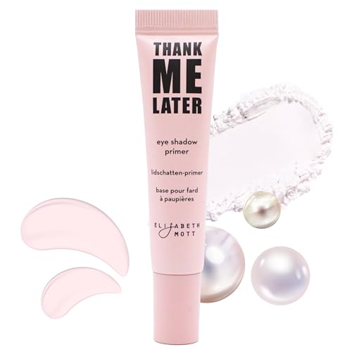 Elizabeth Mott Thank Me Later Eye Primer  LongLasting Eyeshadow Primer Base for Oily Lids  CreaseFree Wear  SmudgeProof Lightweight CrueltyFree  10g