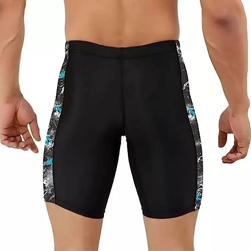JUST RIDER Swimming Tshirts with Tights Compression Stretchable with Flat Look Top Sleeveless Tights T-Shirt for Sports Gym Short Combo (XL, Black) - Image 5