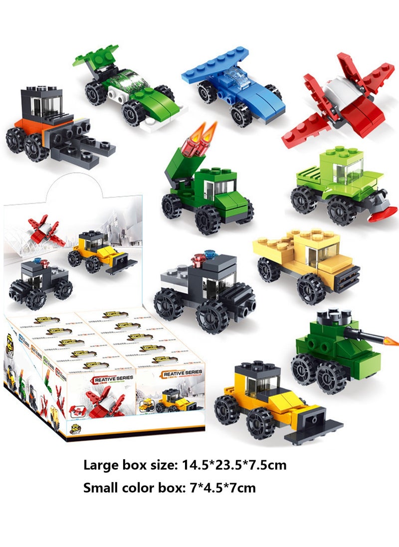 Children's Educational Small Particle Assembly Building Block Collection Set Toy(Tank Series 10 Small Boxes)  - Image 2