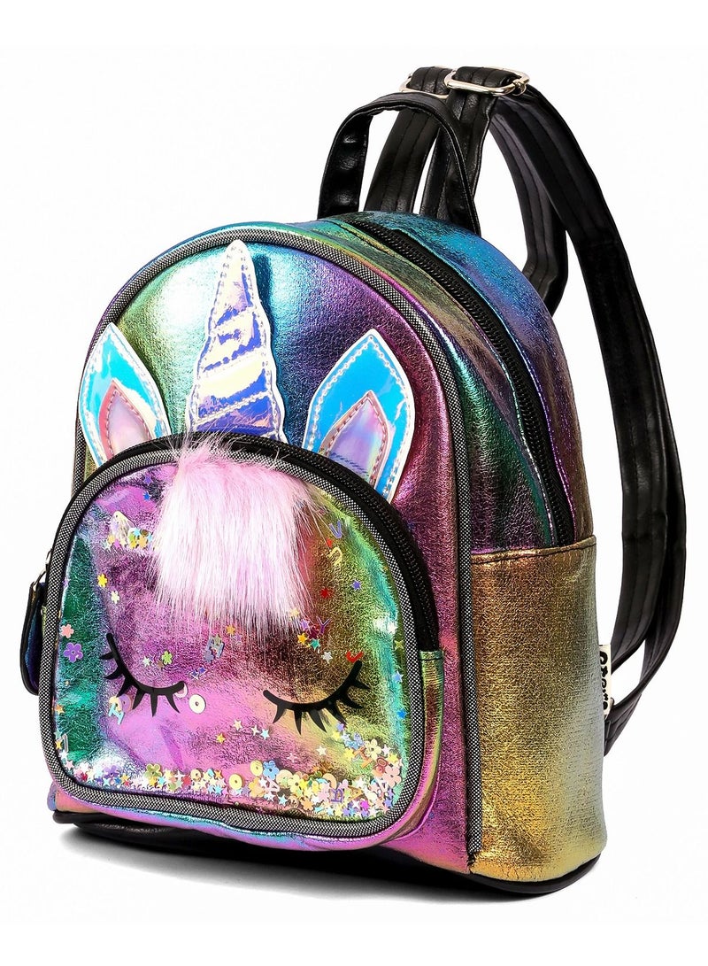 Eazy Kids Eazy Kids - Sequin School Backpack - Unicorn Multicolor  - Image 3