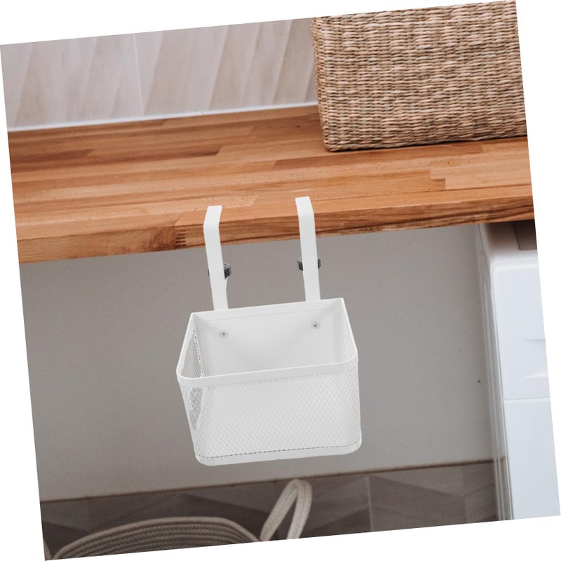 Under Desk Storage Basket Clamp On Organizer Sturdy Mesh Design For Office Home Classroom - Image 5