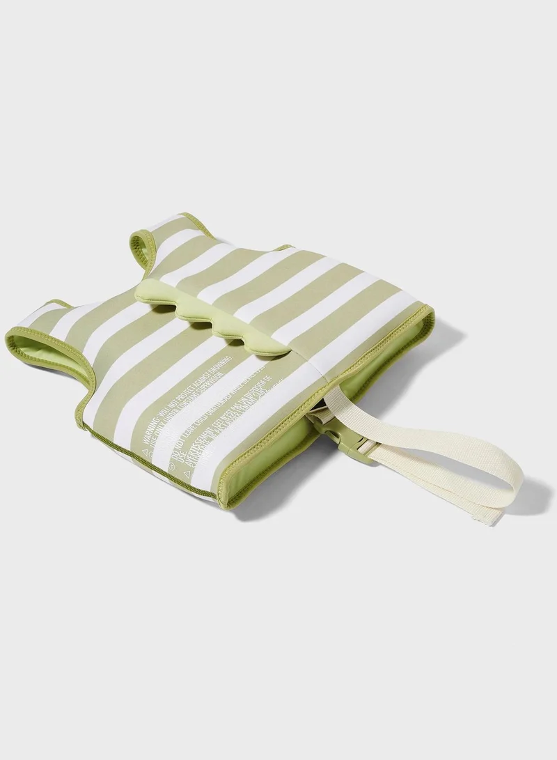 SUNNY LIFE Kids Swim Vest 1-2 Into The Wild Khaki
