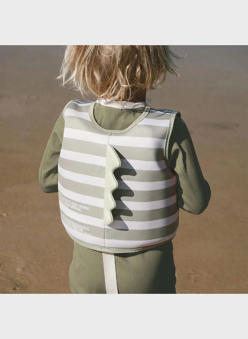 SUNNY LIFE Kids Swim Vest 1-2 Into The Wild Khaki