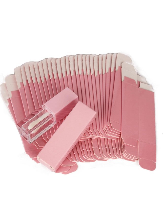 COSIDEA 25pcs 25 * 25 * 86mm Craft paper box for lip gloss 350gms lipstick packing box for lipgloss tubes(pink paper box 25pcs) (Pink) - Image 4