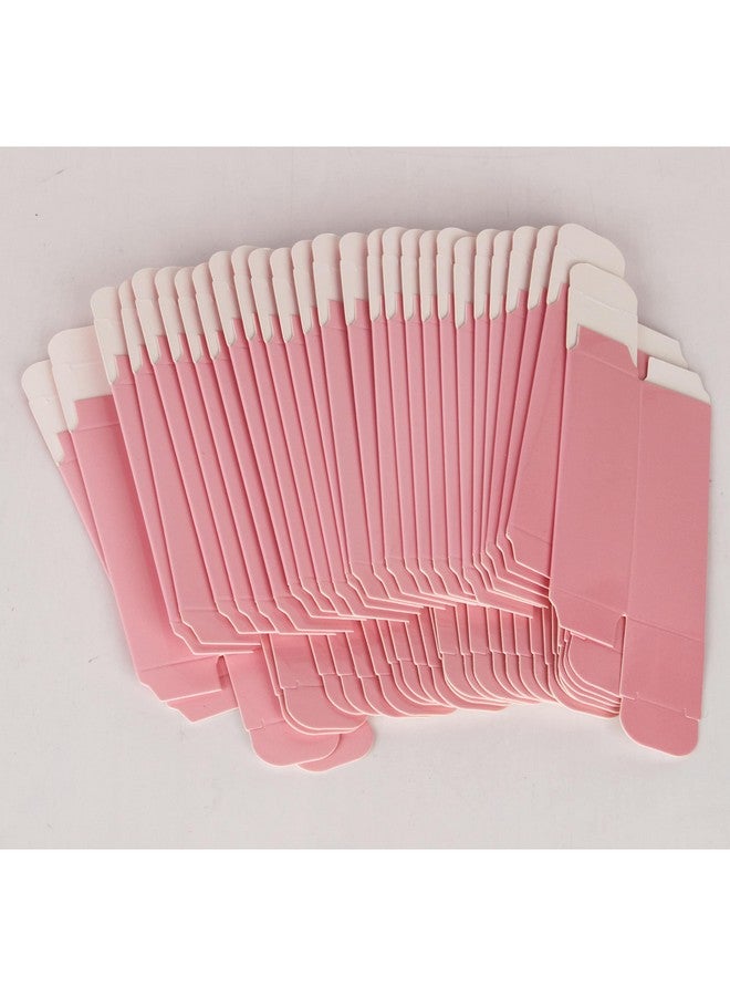 COSIDEA 25pcs 25 * 25 * 86mm Craft paper box for lip gloss 350gms lipstick packing box for lipgloss tubes(pink paper box 25pcs) (Pink) - Image 3