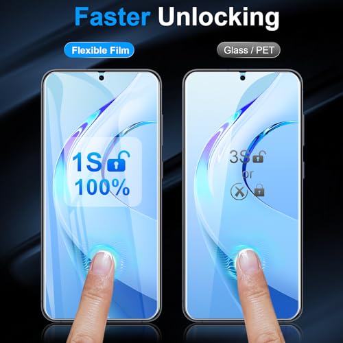 LYWHL 5 Pack for Samsung Galaxy S26 Screen Protector [Like Original Fingerprint Unlock], Real Invisible Self-Healing Protective S26 Film [Not Glass], HD Clear, Case Friendly, Scratch-Resistant - Image 2